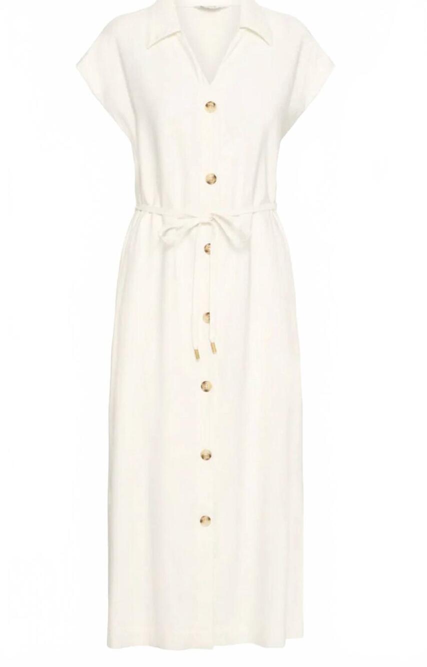 NEW B.YOUNG women's bydalano dress in white marshmallow
